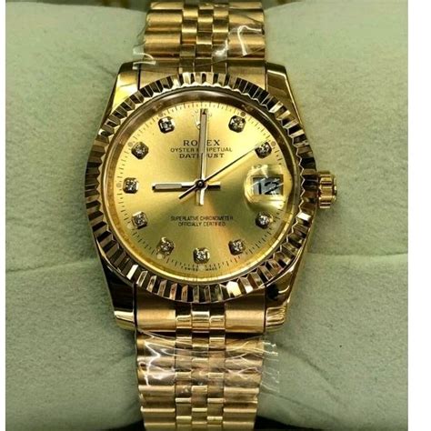 emas merah muda rolex datejust